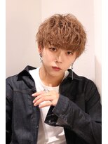 ネイビー(NAVY)&nbsp;簡単スタイリング 無造作 束感 スパイラル マッシュ