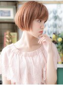 艶カラー大人かわいい小顔刈り上げショートT1川口10代20代30代