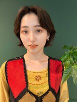 ビュートリアム 南青山(BEAUTRIUM)&nbsp;外ハネボブ 顔まわりレイヤー 暖色カラー20代30代40代