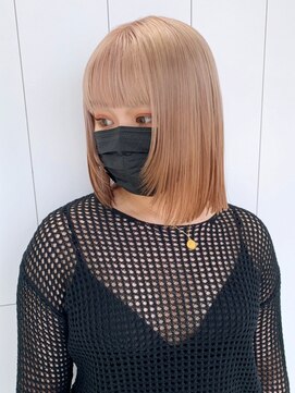 アルバム 池袋(ALBUM) ボブウルフ_外ハネボブセクションカラー_ba407371