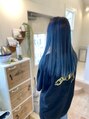 ティフル(TifuL)&nbsp;ビビットなBLUE。実は褪色後silverになりますよ！！