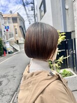 ガリカ 横浜(Gallica) パツっと切りっぱなし☆丸みショートボブ