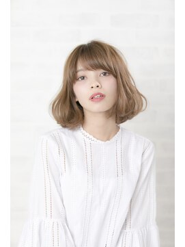 ルルディ バイ アフロディーテ銀座(luludi by APHRODITE) 黒髪/グレーベージュ/レイヤーロング/前髪パーマ/銀座