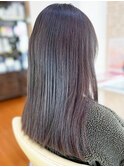 20代30代40代ストレートココアブラウン髪質改善艶感カラー