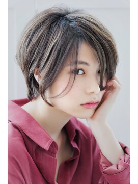 ヘアーズ ベリー 小倉店(hairs BERRY) BERRY美髪デザインウルフシフォンベージュフェイスレイヤーボブ