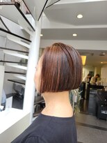 榮美容室 本店 ワンレングスボブ アンダー刈り上げ