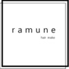 ヘアメイクラムネ(hair make ramune)のお店ロゴ