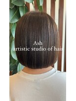 アッシュ アーティスティック スタジオ オブ ヘア(Ash artistic studio of hair)&nbsp;ボブ×イルミナカラー