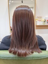 ケイズプラスカラン(HAIR AND MAKEUP K's PLUS calin)&nbsp;【倉敷　沖/calin】チョコレートブラウン　ロングヘアー