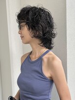 カサネ(casane)&nbsp;ウルフレイヤー／ウルフパーマ／前髪パーマ