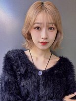 トルネード(TORNADO)&nbsp;ナチュラルくびれヘア 透け感バング  ショートボブA0106