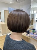 【福岡新宮】乾かすだけでまとまるボブ×オリーブブラウン30代