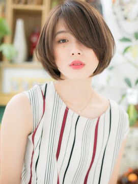 カバーヘア ブリス 志木南口駅前店(COVER HAIR bliss) 小顔アシンメトリー&前下がり抜け感大人ボブc6志木30代40代!