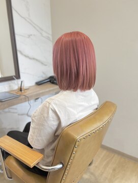 ラポールヘアー(rapport hair) ボブ×light pink color*