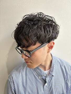 グラフ 立川(Graph.) 無造作ニュアンスツーブロックマッシュパーマ