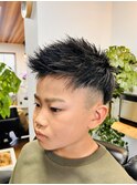 【Mr.BABY/岡山市】キッズカット男の子/ショートツーブロック