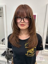 ヴィア(Via)&nbsp;10代20代/ブラウンカラー／レイヤー/ブリーチなしダブルカラー