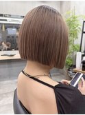 【GEEKS渋谷】切りっぱなしボブ/大人可愛い/イメチェン/夏カラー