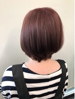 ヘアメンテ(Hairmainte) こなれ感の美人ママボブ/◎ピンクブラウン
