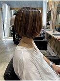 愛され顎ラインボブアンニュイ色気色っぽボブウェーブボブ