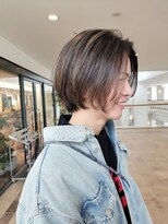 ビュートリアム 神戸(BEAUTRIUM)&nbsp;ハイライト丸みショート/ショートカット/ショートヘア/20代/30代