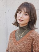 オリーブブラウン×外ハネボブ 二子玉川