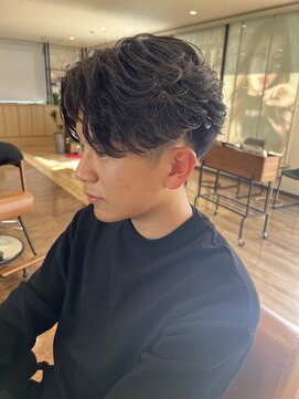 フェザーパーマ　フェザーショート