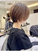 30代40代50代ショート白髪ぼかし銀座丸みくびれ井