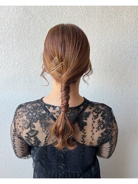 ロンドブルーム 天神大名店(Lond Bloom) ブリーチなしカラー/ヘアアレンジ/ヘアセット/福岡/10代20代30代