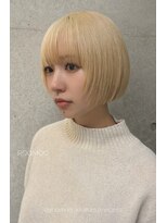 ナループロア ルームー(Nalu pu loa ROOMOO)&nbsp;顔周りが可愛いボブレイヤーと抜きっぱなしブロンド/ブリーチ