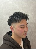 【フェードカット】アップバング/ミドルスキンフェード/仙台長町