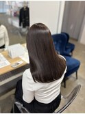 透明感グレージュ×髪質改善酸性縮毛矯正