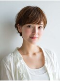 ミルクブラウン/ダークパープル/ナチュラルショート/夏/上尾