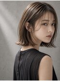 肩上ボブ×フェイスレイヤー