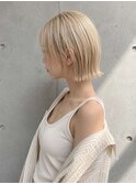 ワンホンレイヤー/ミルクティーブロンド/ダークブルー/吉祥寺