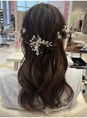 お呼ばれヘアセット／結婚式ヘアアレンジ