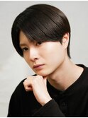 ワックスなしツーブロックリクルートダウンパーマ韓国マッシュ