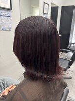 アルター(aL ter)&nbsp;黒髪メルティカラー ウルフミディシースルーバング 鎌取