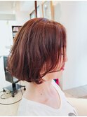 前下がりゆるふわボブ