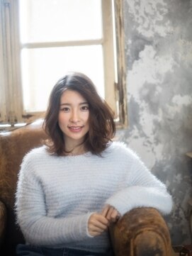 エマージュ 辻堂(Emerge) 無造作パーマ☆外はねミディ[辻堂駅]