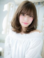 モッズ ヘア 福岡姪浜店(mod's hair)&nbsp;*mod's姪浜*…ナチュラルモード前下がり小顔カールロブヘアe