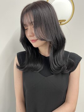 ボタン ハカタ(VOTAN hakata) 【YU_KA】ダークチョコレート×顔まわりカット