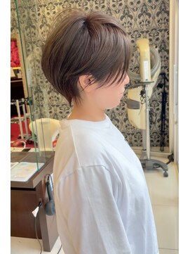 アース 大曽根店(HAIR&MAKE EARTH) 30代40代丸みショートヘア