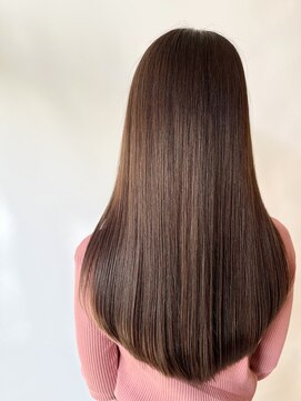 ヘアデザイン ファブロ(hair design FABRO.) ラベンダーグレージュ/大人ガーリー/横顔美人