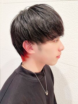 ヴィラ 川西店(Villa) 20代30代メンズインナーカラー裾カラーオシャレ感短髪