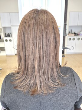 レッド(ReD) 大人可愛い大人ガーリーチョコレート外ハネふんわりカールミディ