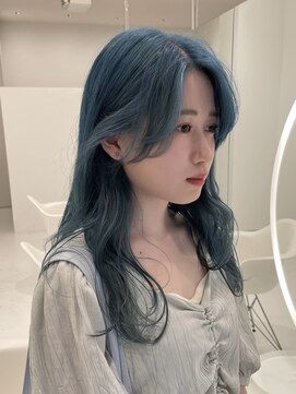 ハイブ 金沢(Hive) レイヤーカットフェイスレイヤー小顔ヘアハイトーンカラー20代