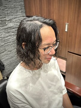プレミアムバーバー 目黒店(PREMIUM BARBER produce by HIRO GINZA) スパイラルパーマ