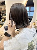 ショートボブイルミナカラーオージュアダブルカラーハイトーン