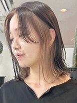 ウィコ 新宿(WICO)&nbsp;innercolor×milktea color [新宿駅/グレーベージュ/黒髪]